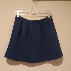 Francesca's M blue skater skirt